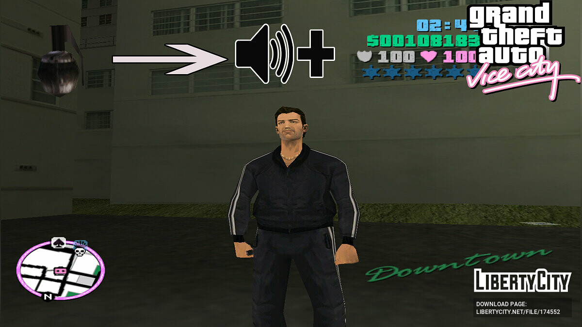Increasing the volume of the projectile explosion for GTA Vice City - Картинка #1