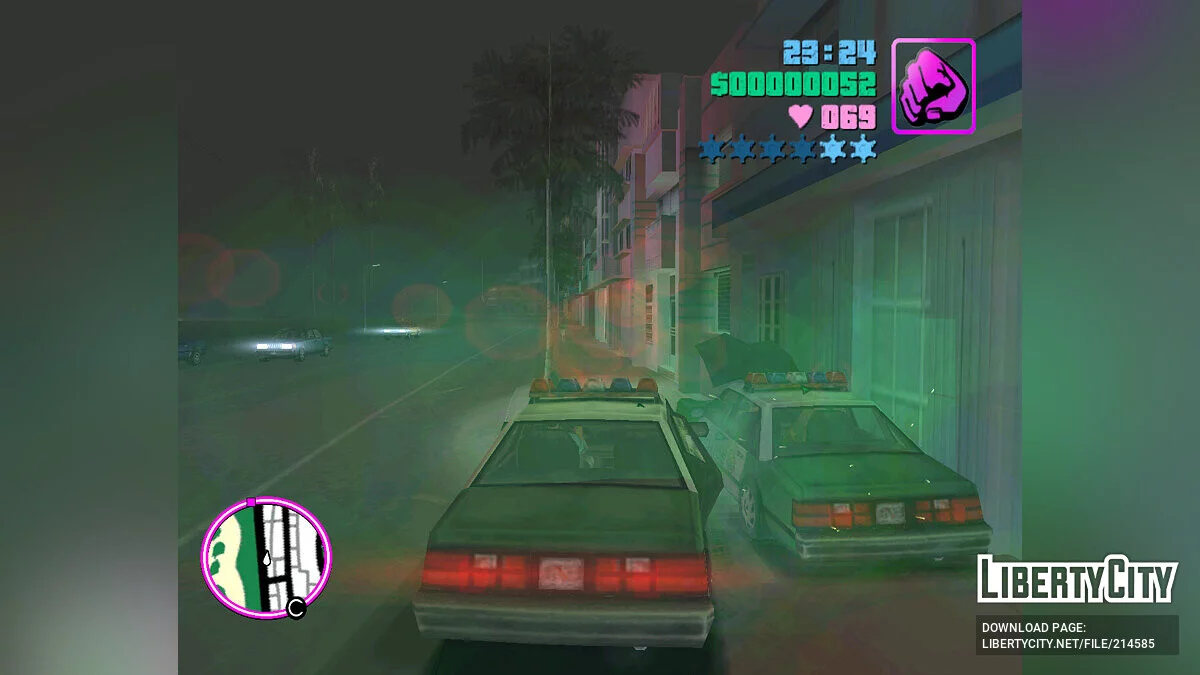Таймцикл из модификации Raccoon City Stories / GTA Vice City