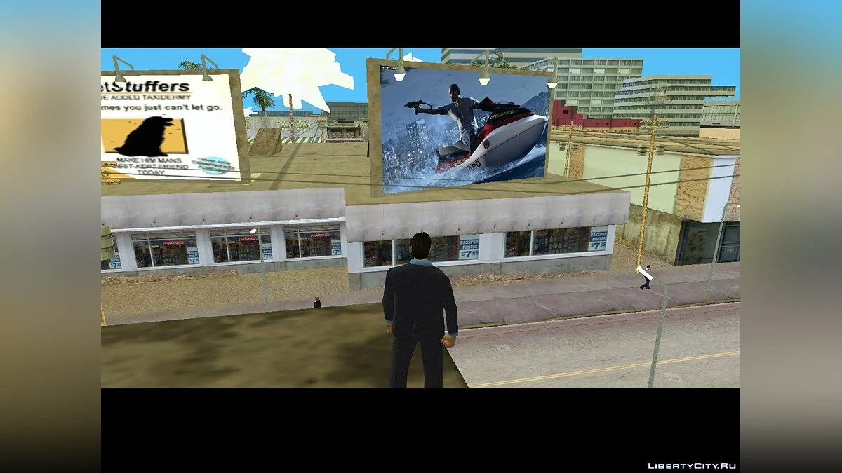 Новые рекламные щиты и заставки  в стиле GTA V / GTA Vice City