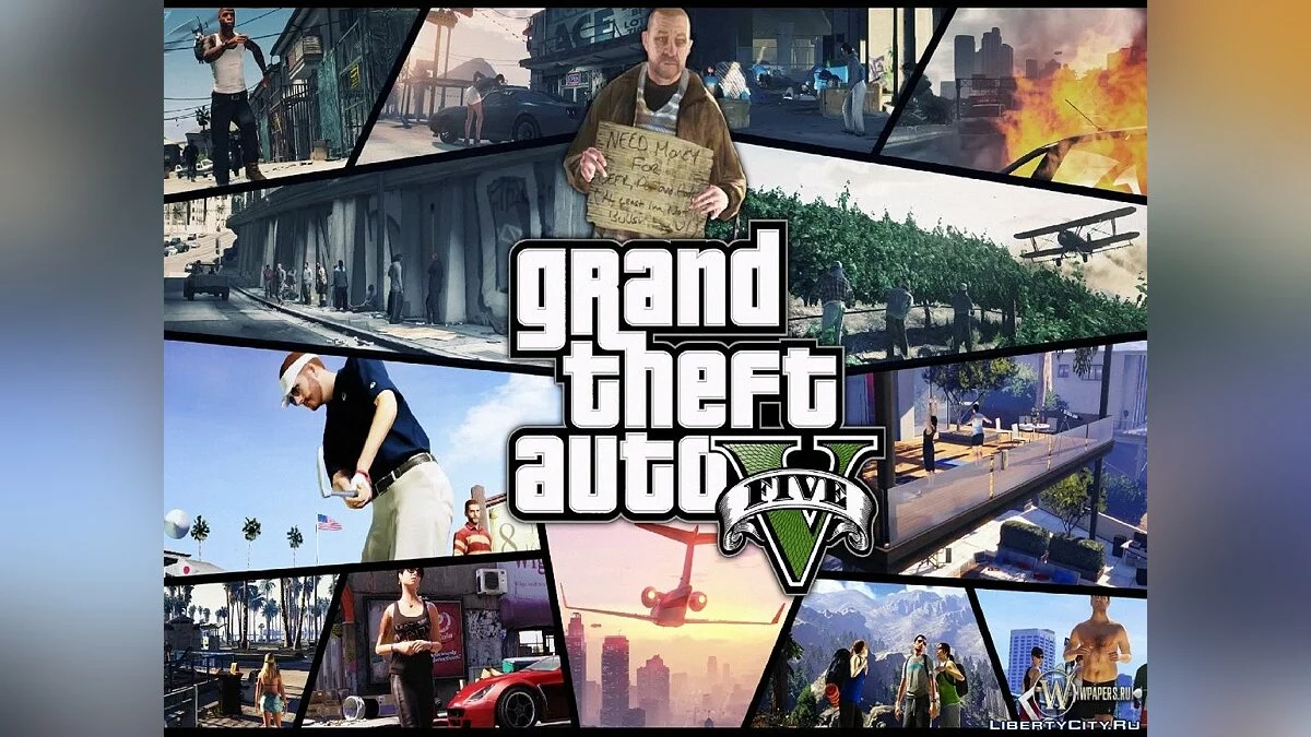 Новые рекламные щиты и заставки  в стиле GTA V / GTA Vice City