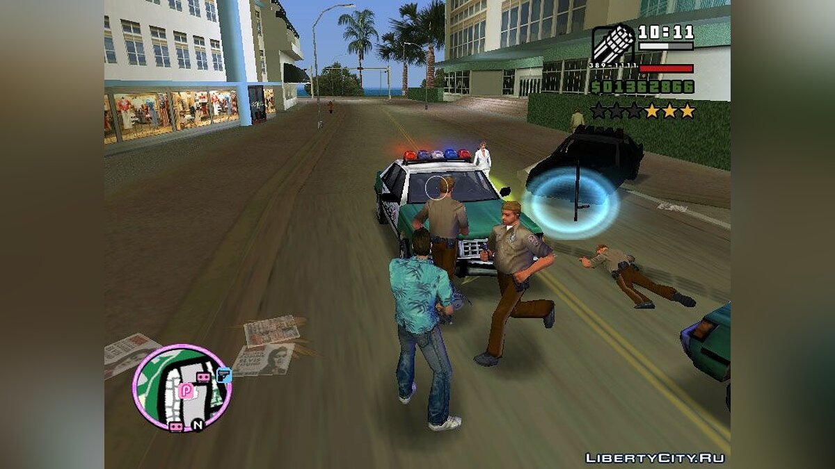 Скачать Новый Hud из GTA San Andreas для GTA Vice City