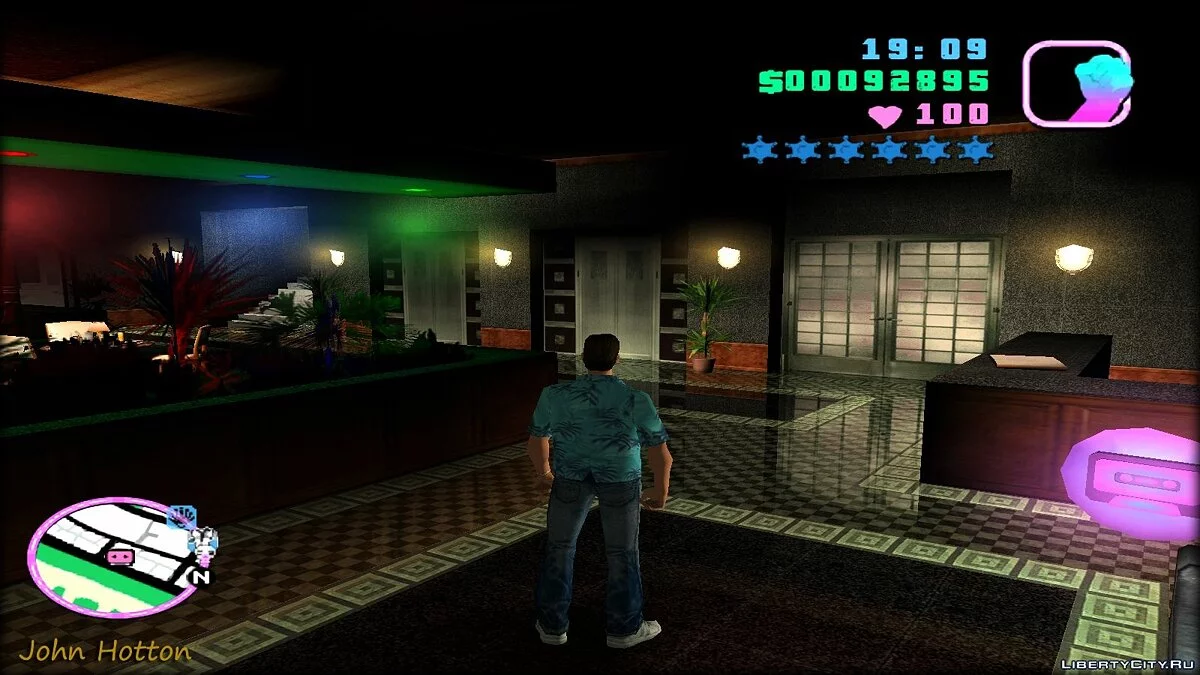 Новые текстуры для номера в отеле V.3 / GTA Vice City