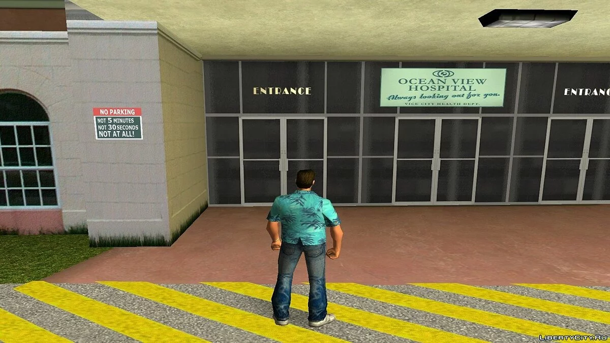 Новые текстуры для Ocean View Hospital / GTA Vice City