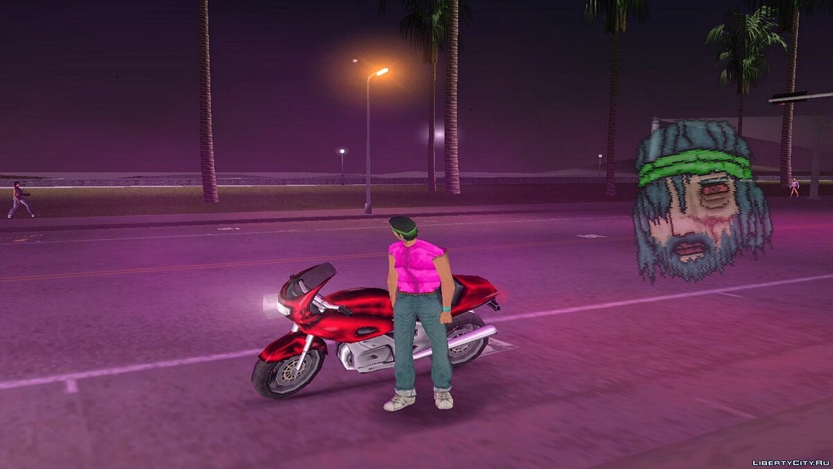 Скачать Одежда Байкера из Hotline Miami для GTA Vice City