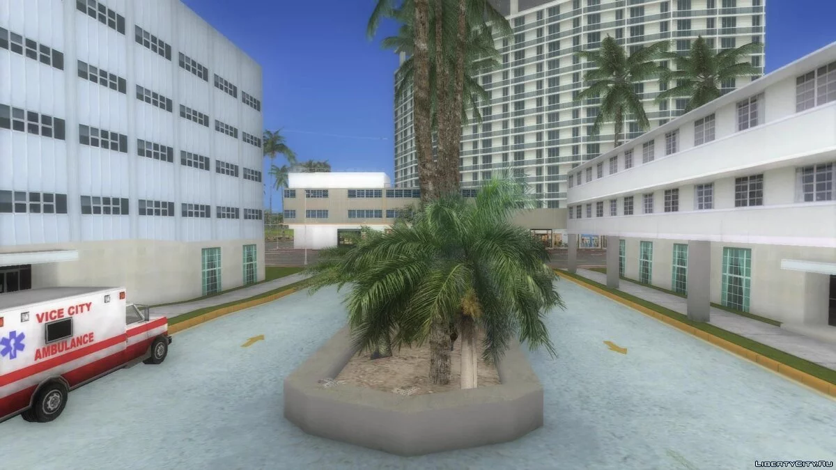 80s True Vegetation Palm Trees - Реалистичные пальмы / GTA Vice City