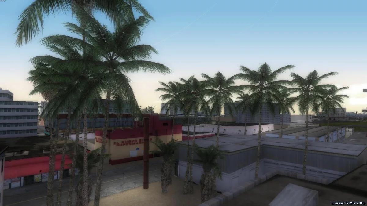 80s True Vegetation Palm Trees - Реалистичные пальмы / GTA Vice City