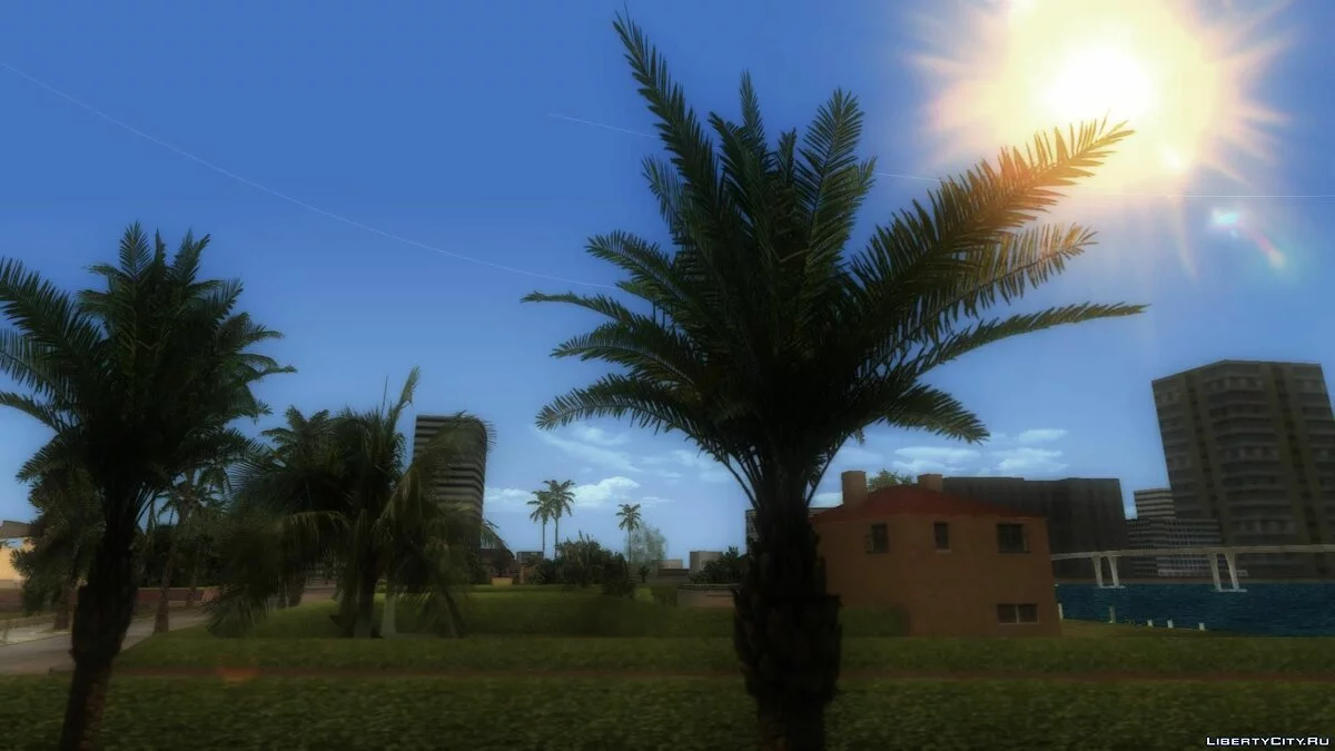 80s True Vegetation Palm Trees - Реалистичные пальмы / GTA Vice City