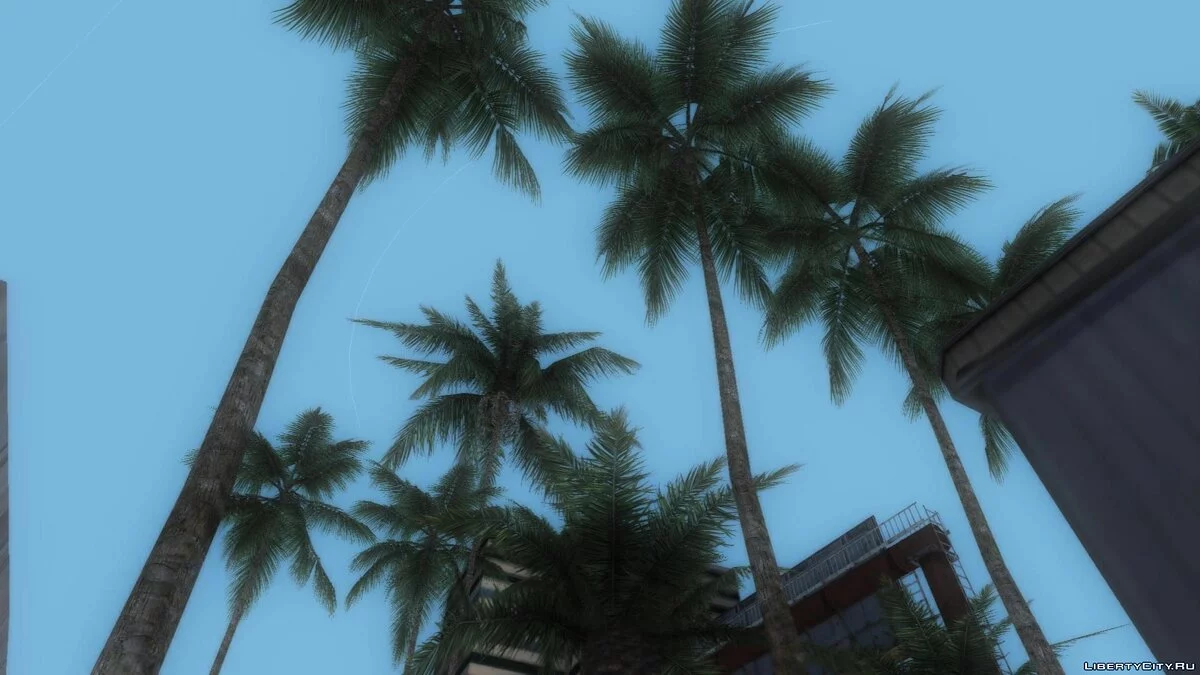 80s True Vegetation Palm Trees - Реалистичные пальмы / GTA Vice City