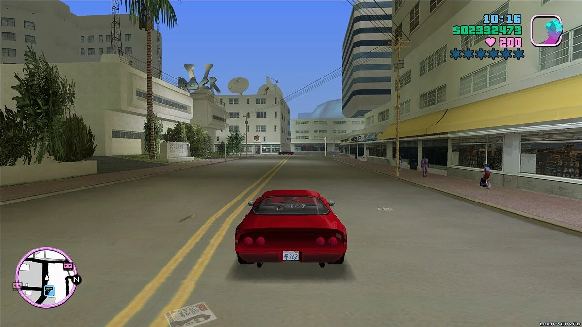 Улучшенные искусственным интеллектом текстуры / GTA Vice City