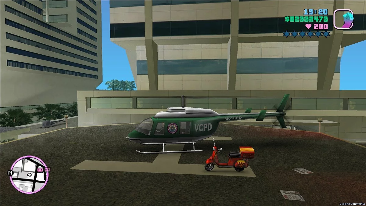 Улучшенные искусственным интеллектом текстуры / GTA Vice City