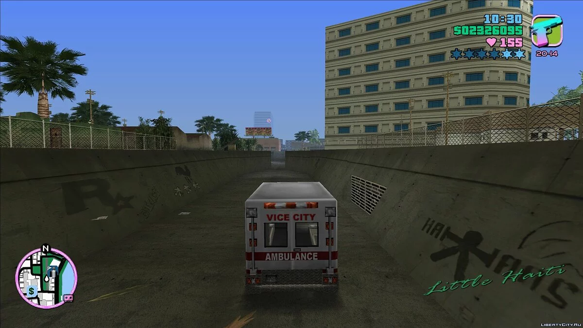 Улучшенные искусственным интеллектом текстуры / GTA Vice City