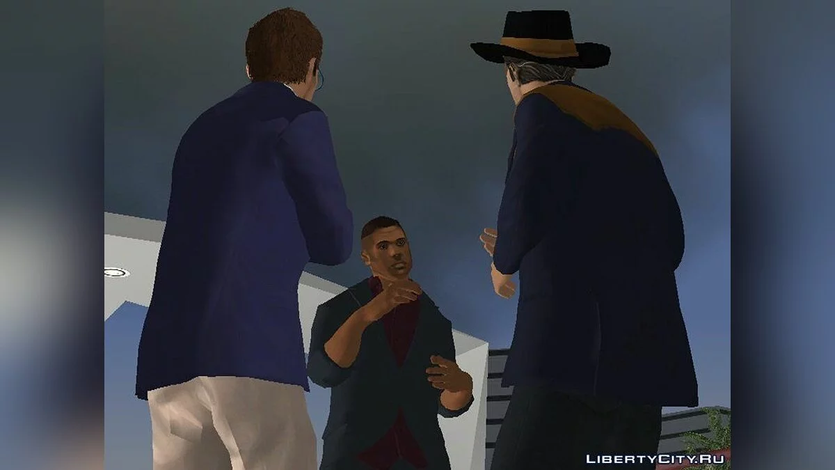 Эйвери Кэррингтон, Дональд Лав и Би-Джей Смит в HD / GTA Vice City