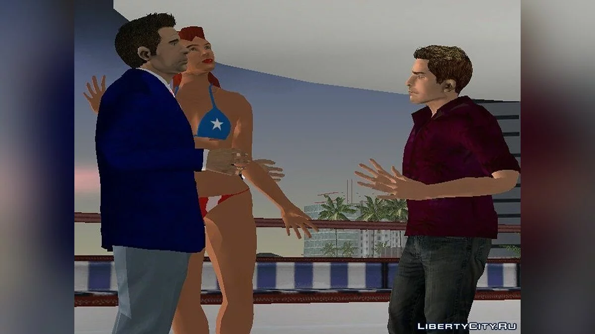 Кенди Сакс и Алекс Шраб в HD / GTA Vice City