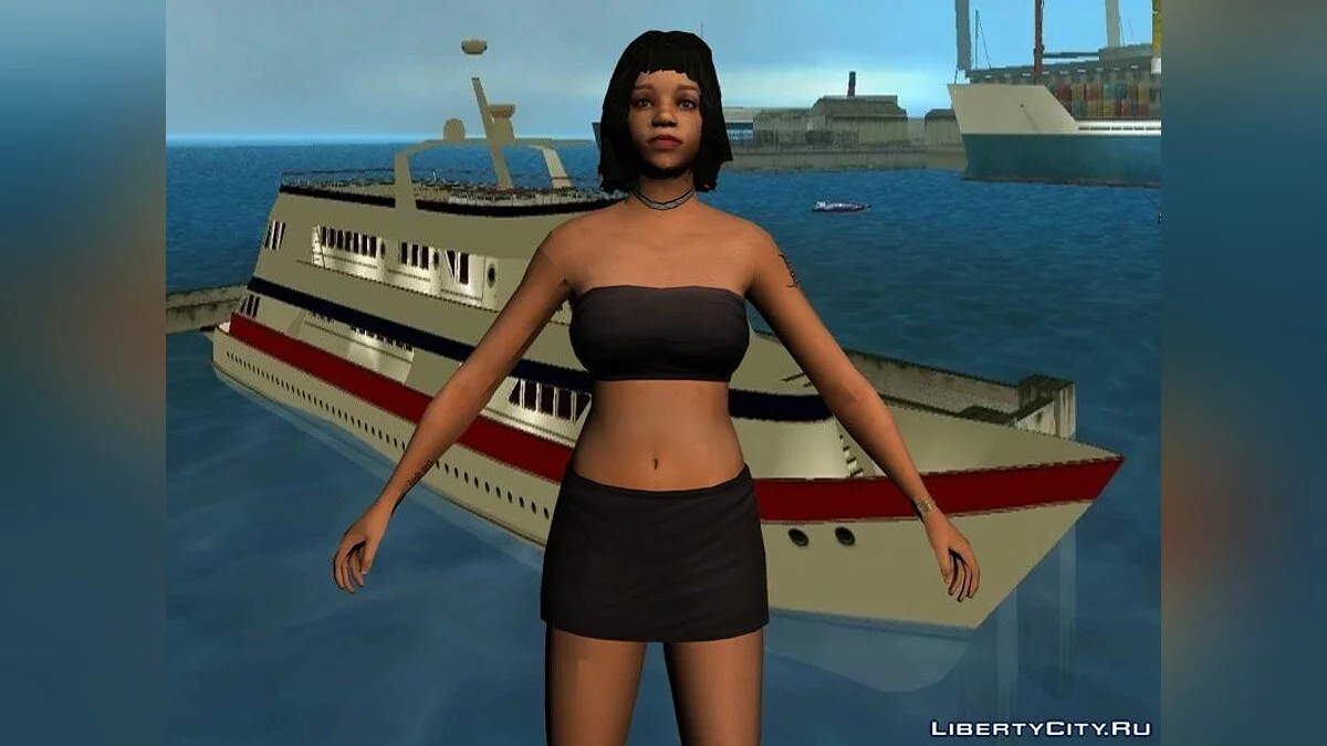 Кортес, его служанки, Мерседес Кортес и Пьерр Ла Понсе в HD / GTA Vice City