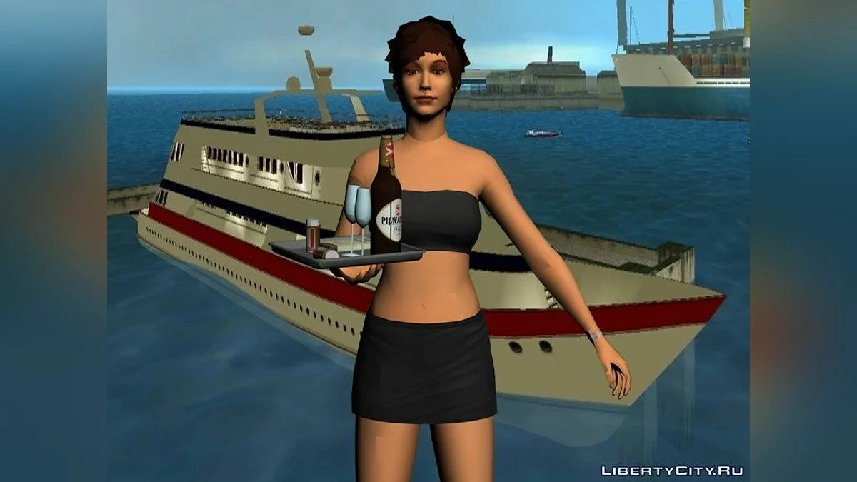 Кортес, его служанки, Мерседес Кортес и Пьерр Ла Понсе в HD / GTA Vice City
