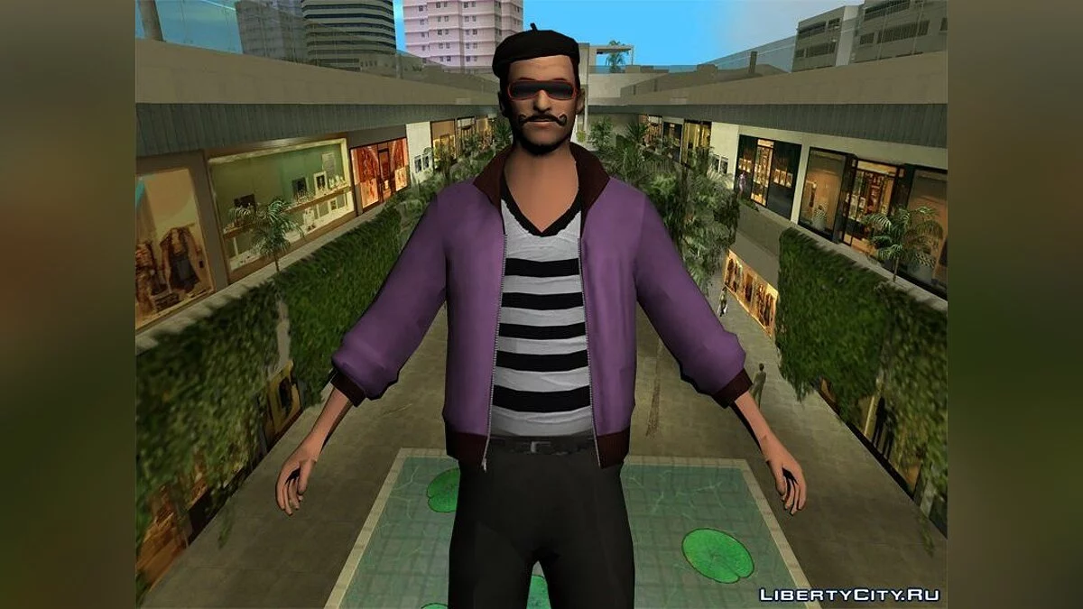 Кортес, его служанки, Мерседес Кортес и Пьерр Ла Понсе в HD / GTA Vice City
