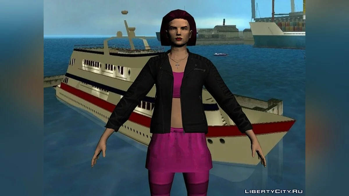 Кортес, его служанки, Мерседес Кортес и Пьерр Ла Понсе в HD / GTA Vice City