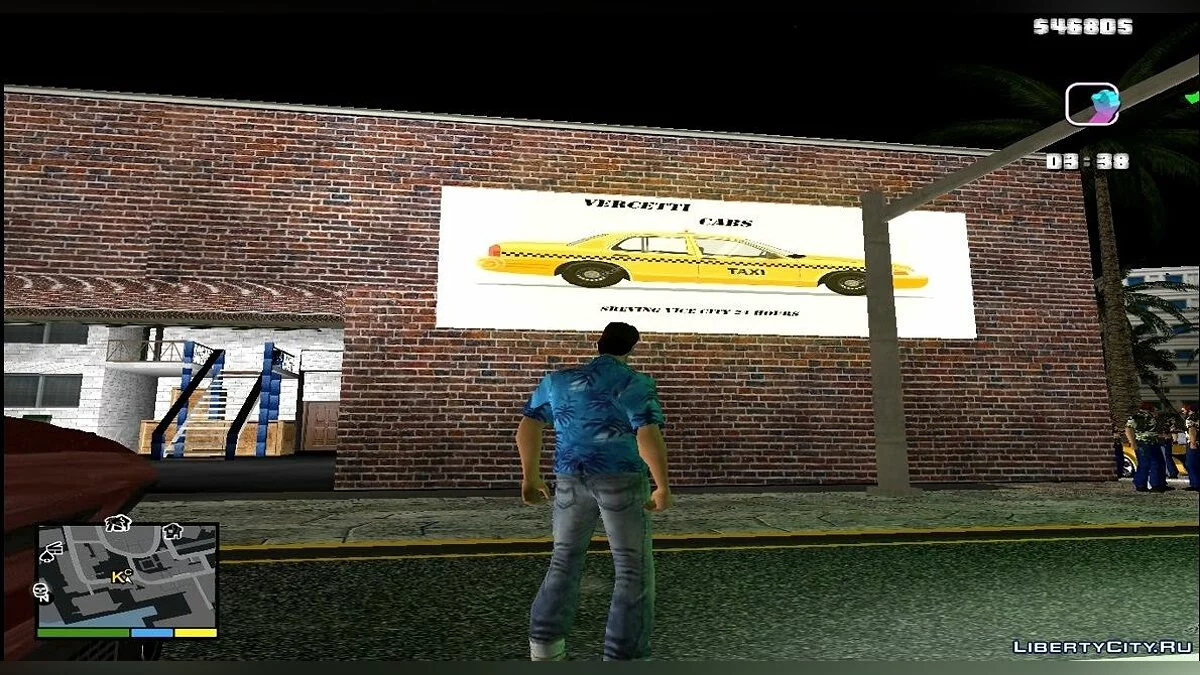 Новые текстуры для Vercetti Cabs / GTA Vice City