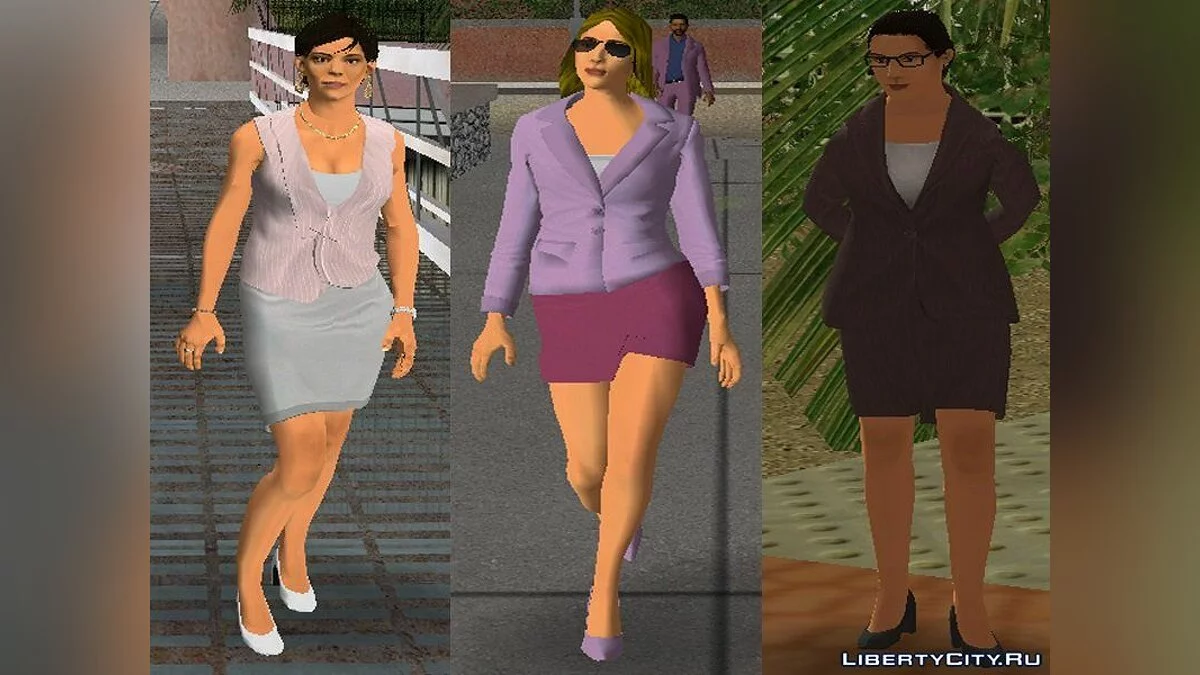 Пак белых женщин в HD / GTA Vice City