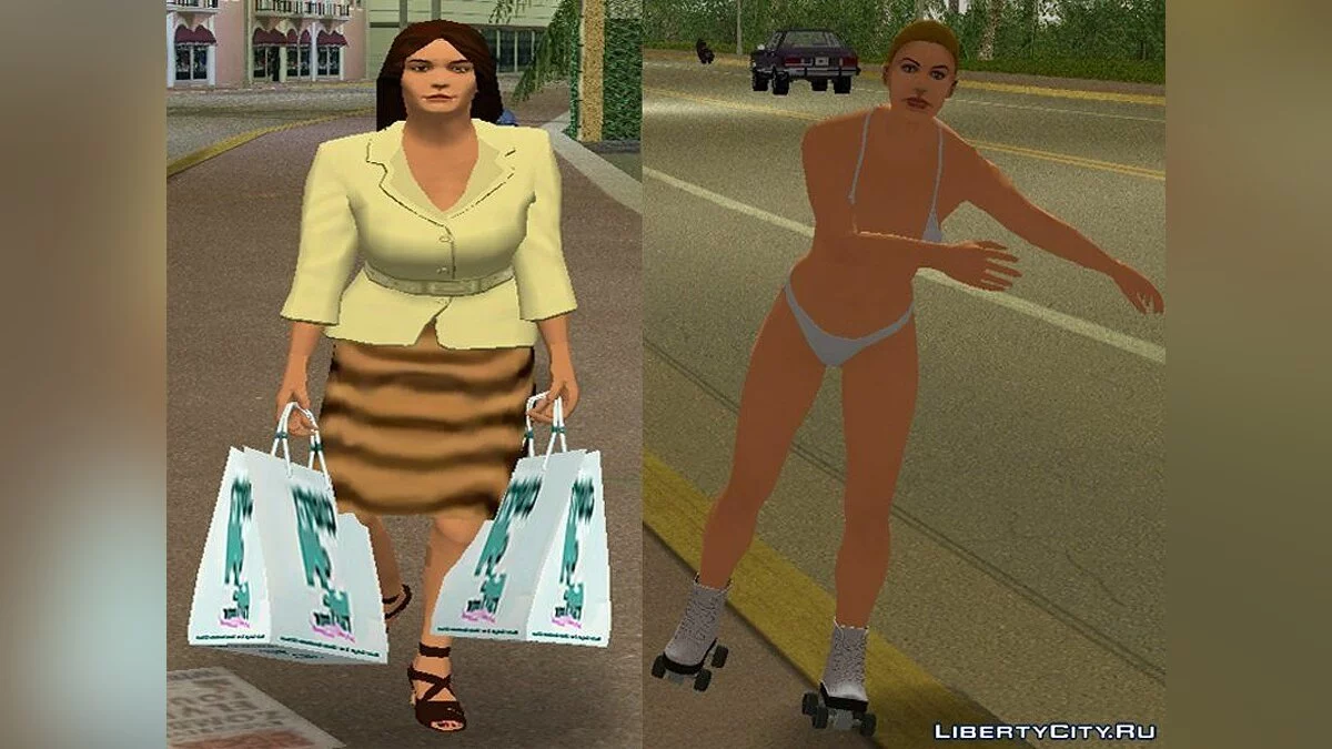 Пак белых женщин в HD / GTA Vice City