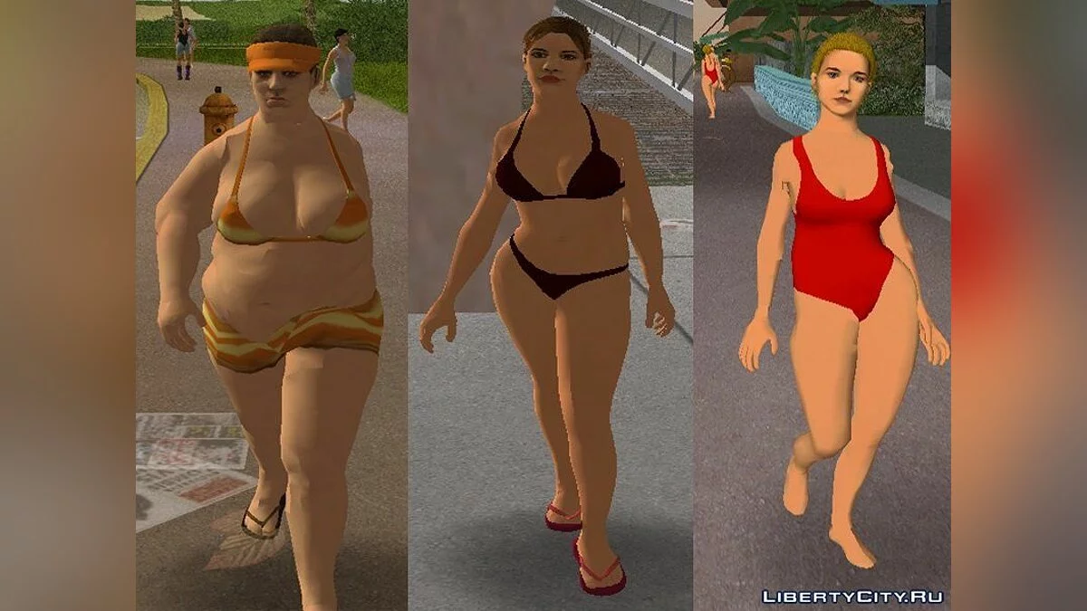 Пак белых женщин в HD / GTA Vice City
