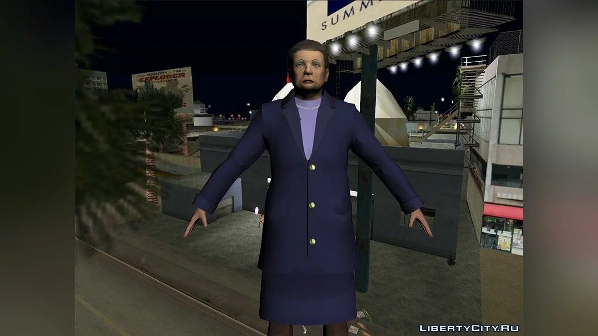 Тётушка Пуле и Мод Хансон в HD / GTA Vice City