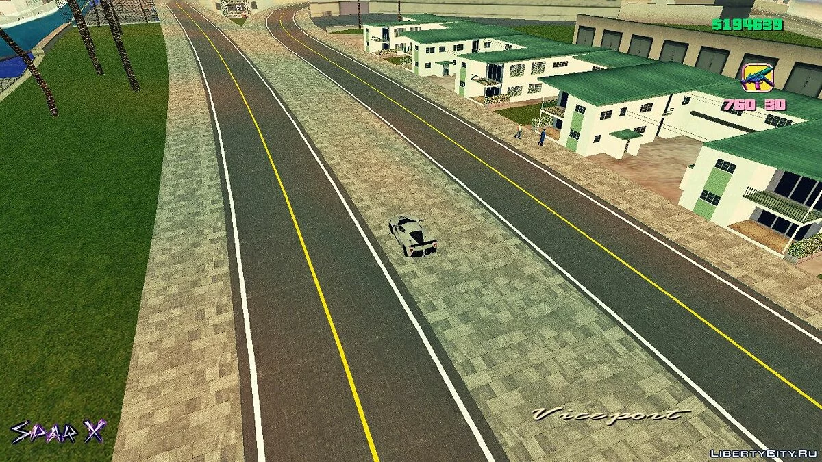 Более реалистичная растительность и дорога 2.0 / GTA Vice City