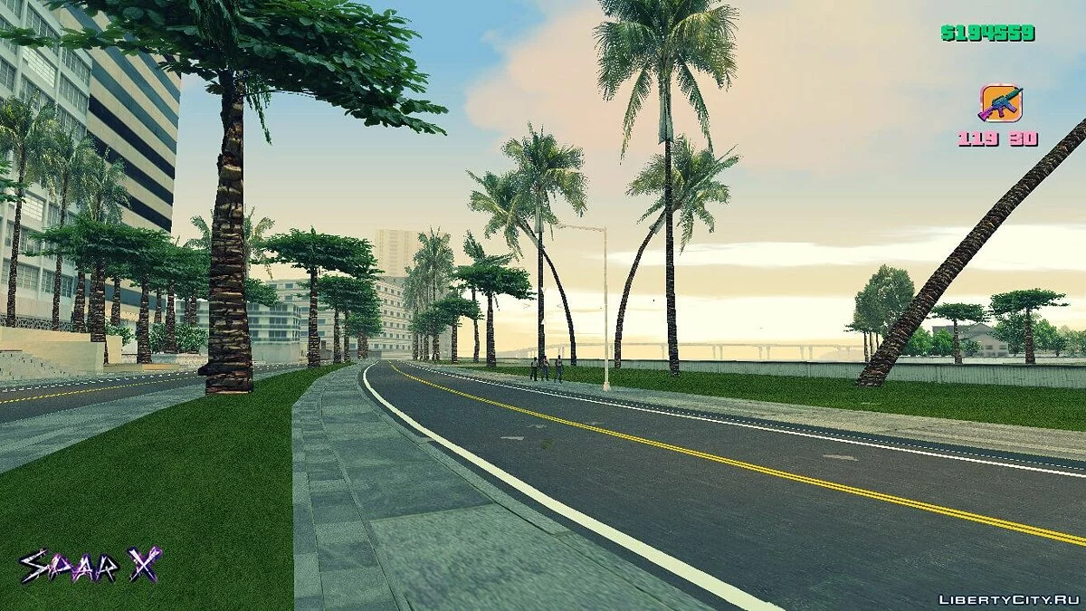 Более реалистичная растительность и дорога 2.0 / GTA Vice City