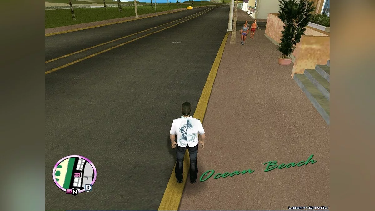 Новая HD текстура дороги / GTA Vice City