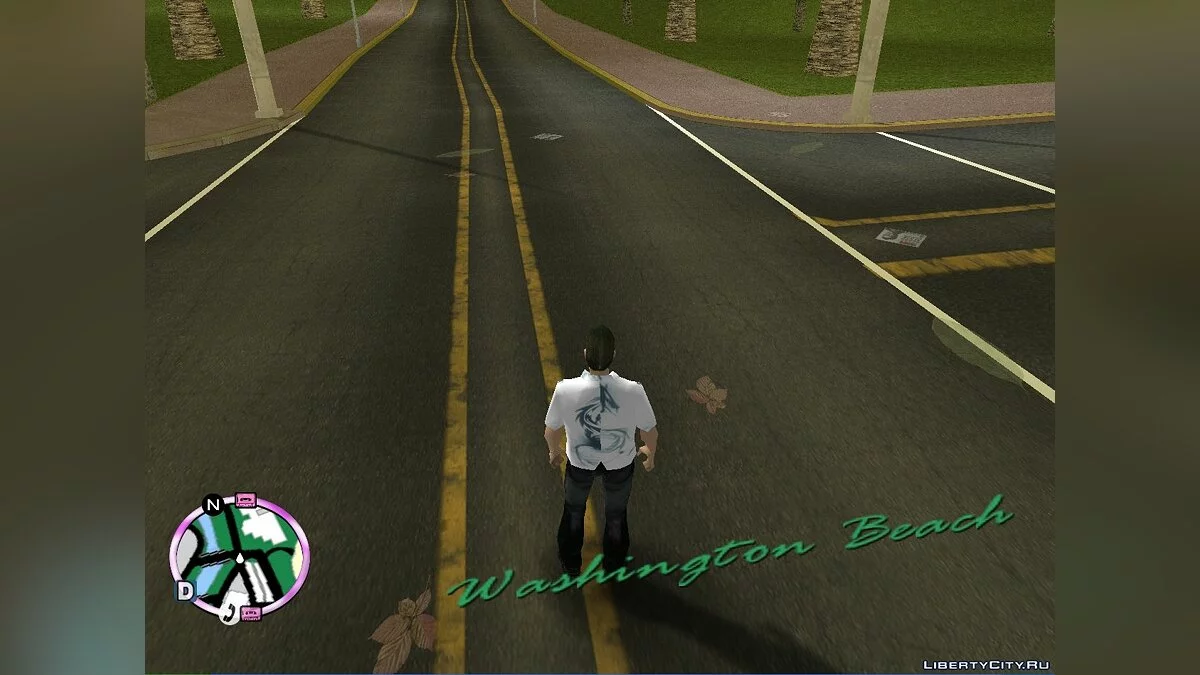 Новая HD текстура дороги / GTA Vice City
