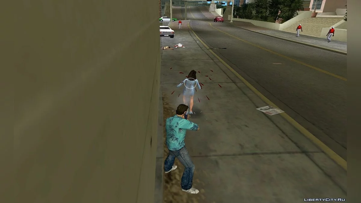 Новые эффекты крови / GTA Vice City
