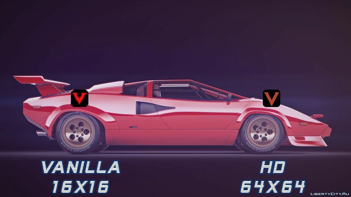 HD радио-иконки на радаре v2 / GTA Vice City