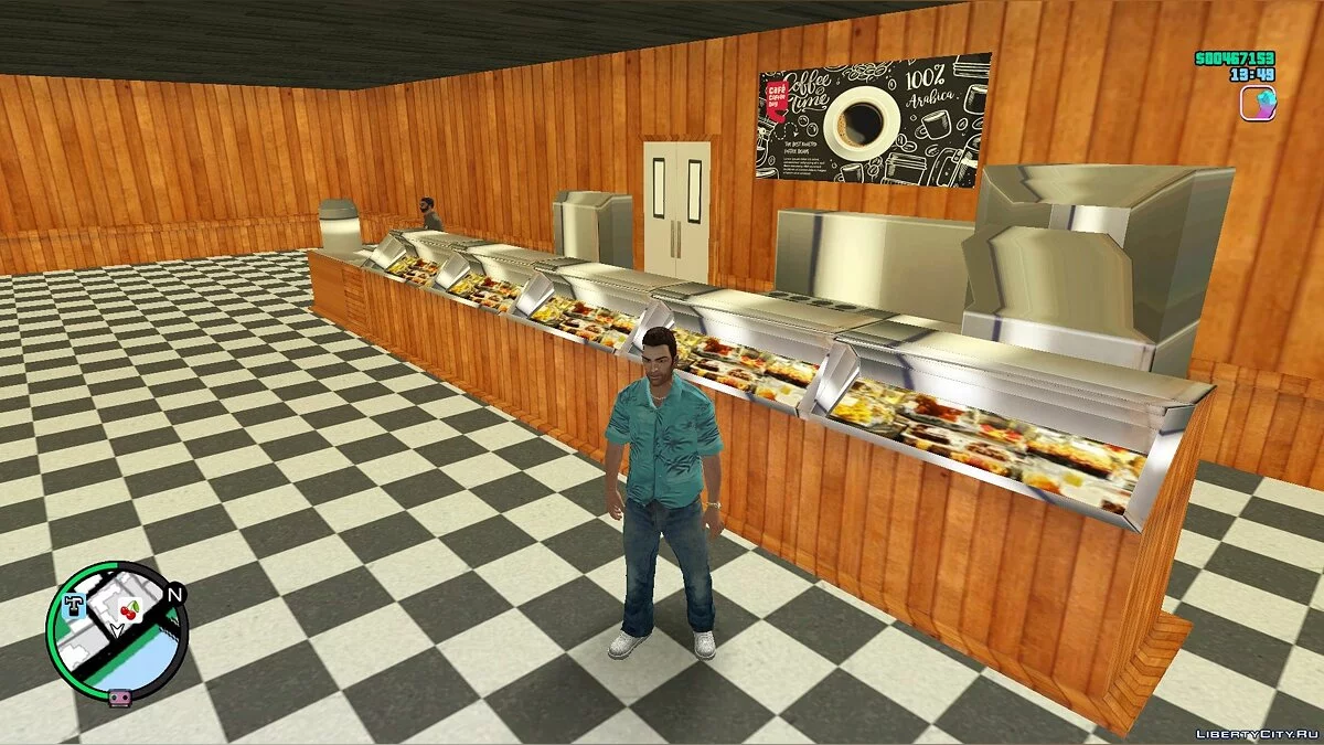 Кафе "Coffee Day" (ретекстур) / GTA Vice City
