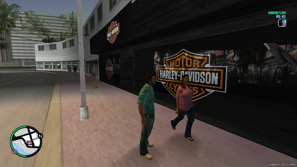 Салон мототехники Harley-Davidson / GTA Vice City
