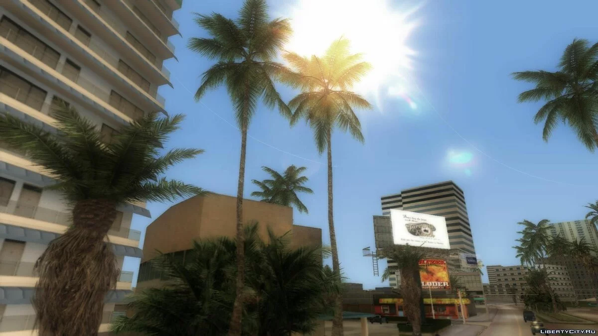 Правильная растительность 80-x (MipMapping) / GTA Vice City