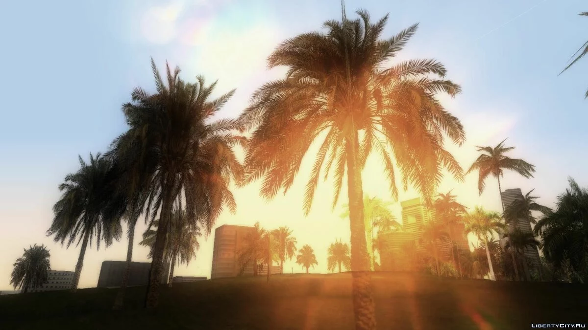 Правильная растительность 80-x (MipMapping) / GTA Vice City