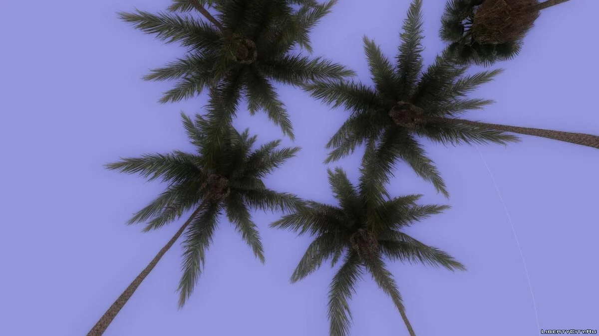 Правильная растительность 80-x (MipMapping) / GTA Vice City