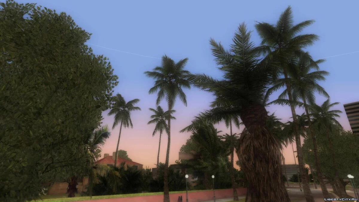 Правильная растительность 80-x (MipMapping) / GTA Vice City