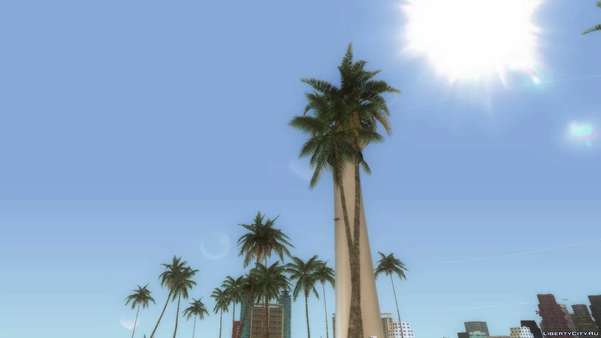 Правильная растительность 80-x (MipMapping) / GTA Vice City