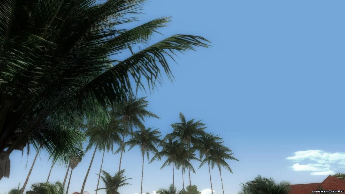 Правильная растительность 80-x (MipMapping) / GTA Vice City