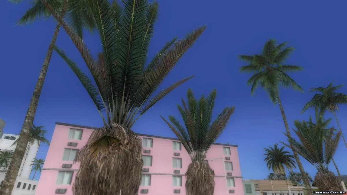 Правильная растительность 80-x (MipMapping) / GTA Vice City