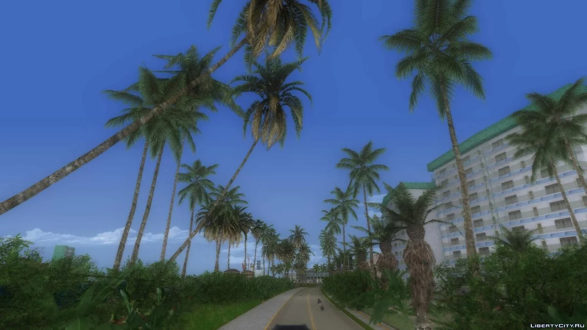 Правильная растительность 80-x (MipMapping) / GTA Vice City