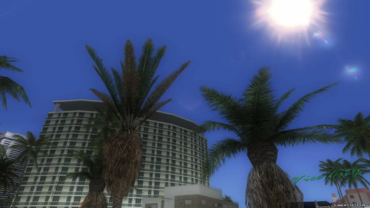 Правильная растительность 80-x (MipMapping) / GTA Vice City