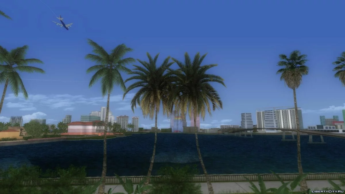 Правильная растительность 80-x (MipMapping) / GTA Vice City