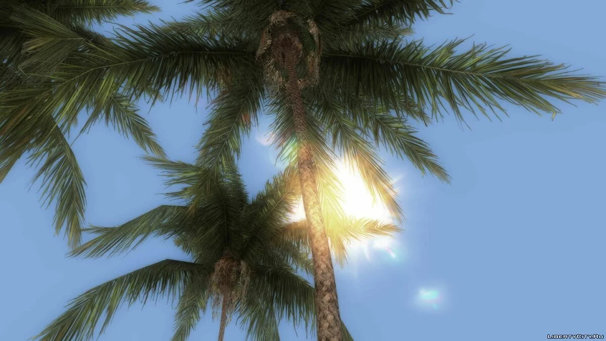 Правильная растительность 80-x (MipMapping) / GTA Vice City