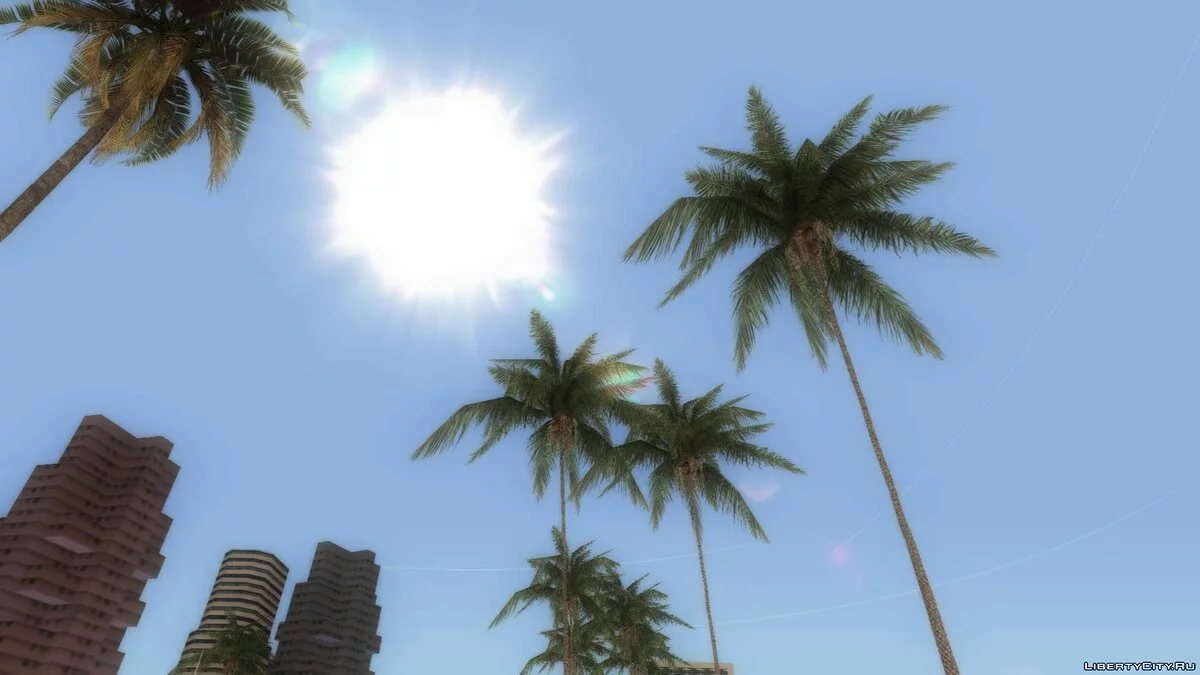 Правильная растительность 80-x (MipMapping) / GTA Vice City