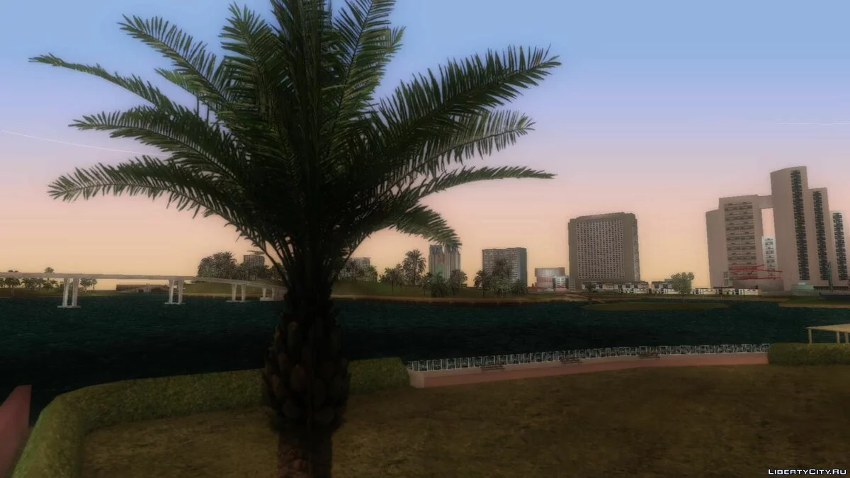 Правильная растительность 80-x (MipMapping) / GTA Vice City