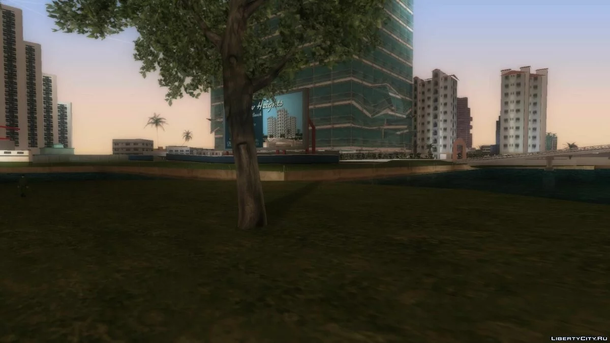 Правильная растительность 80-x (MipMapping) / GTA Vice City