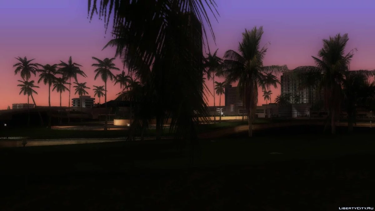 Правильная растительность 80-x (MipMapping) / GTA Vice City