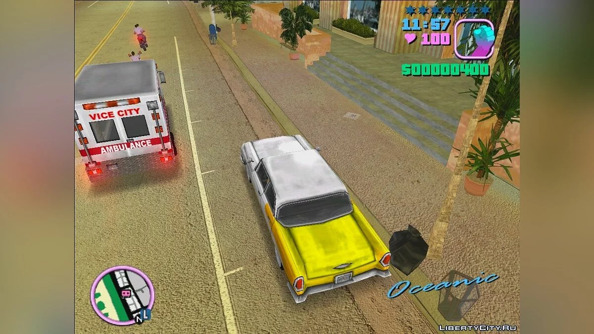 AI Enhanced Roads Textures with Fake Normal Mapping / GTA Vice City
